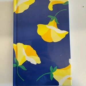 Floral Blue and Yellow Notebook